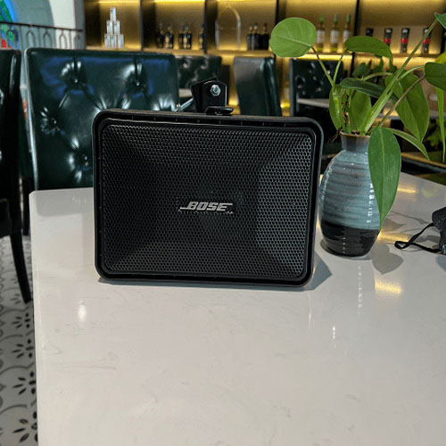 Loa treo tường trest sáng bass căng dành cho quán trà sữa - phòng ngủ - slon tóc - cafe - spa