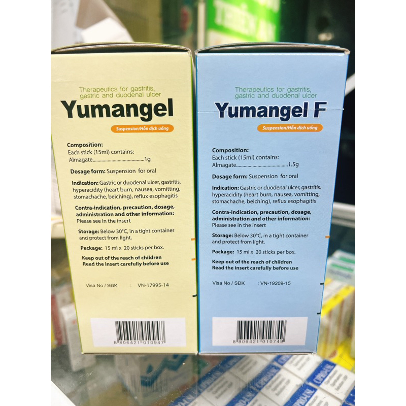 Dung dịch dạ dày Yumangel( Hộp 20 gói x 15ml)