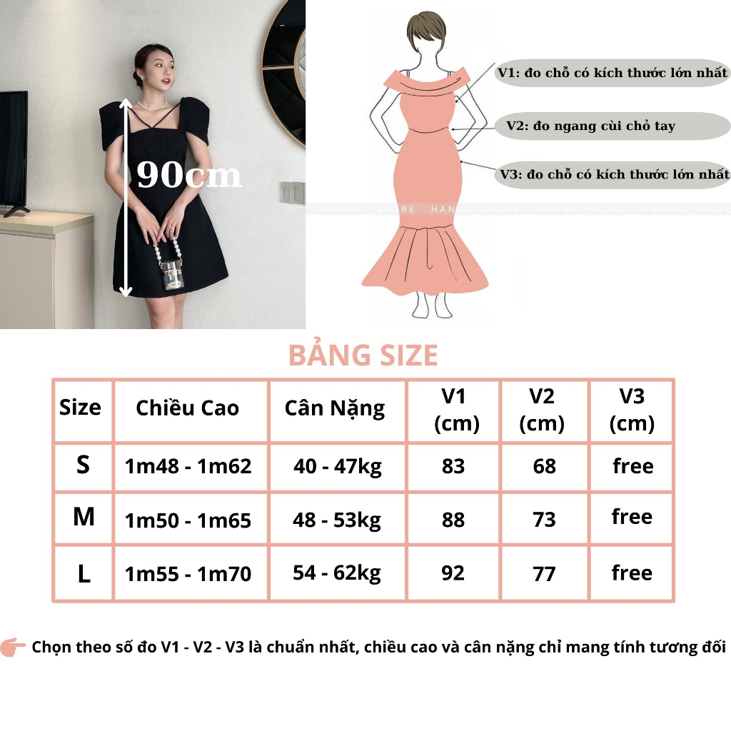Đầm Nữ Tay Phồng Form Chữ A Siêu Đẹp Tôn Dáng K363