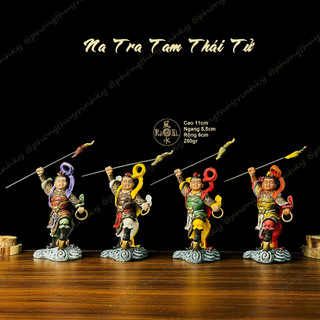 [1 tượng] Na Tra - Tượng Đồng Sơn Màu Cao Cấp