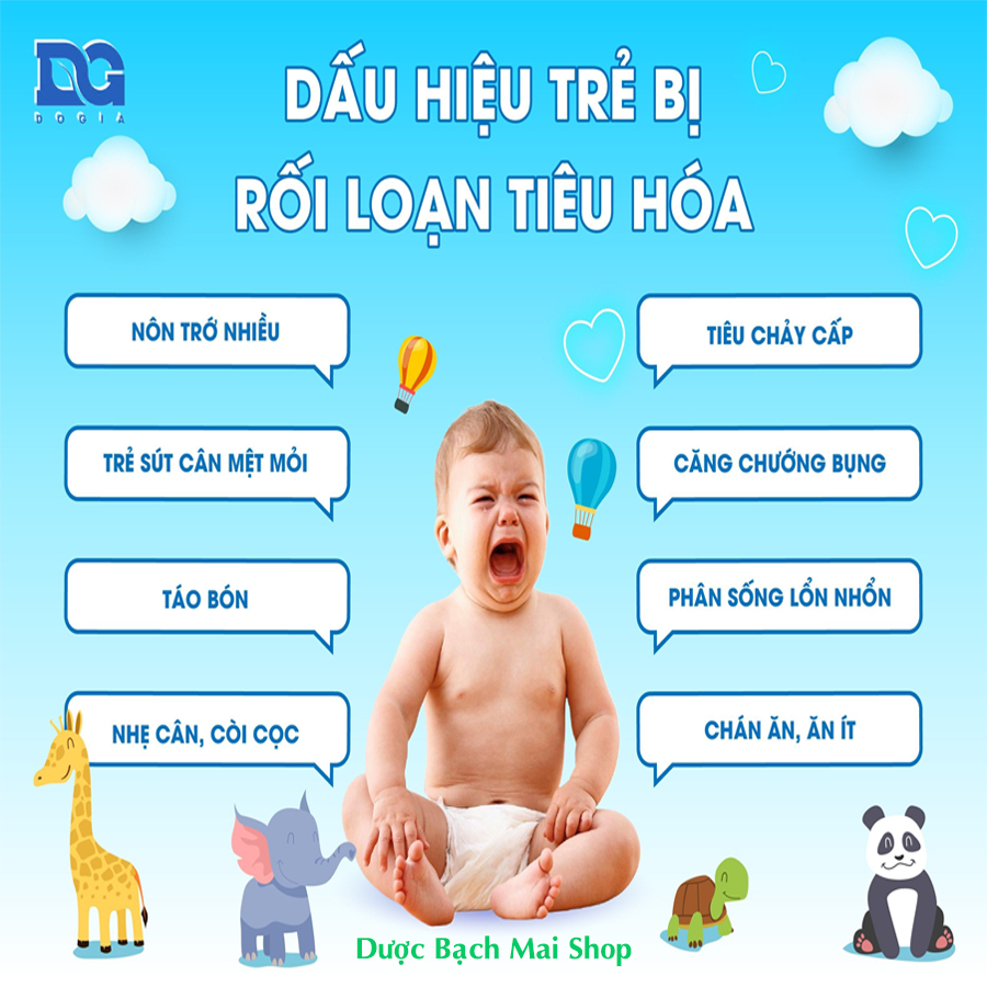 Men sống bạch mai Pro Men vi sinh cho bé tiêu chảy Táo bón Rối loạn tiêu hóa với 6 tỷ lợi khuẩn Chính hãng Đỗ Gia