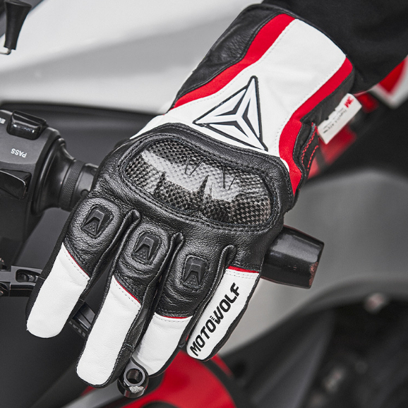 Găng tay chống nước Motowolf Đi Xe Máy Mùa Đông 3M Cotton Plus Nhung Ấm Găng Tay Chính Hãng Gù Carbon