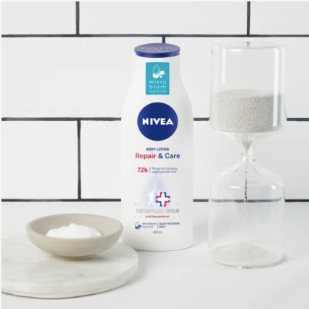 (Nội địa Đức) Sữa dưỡng thể Nivea Body Lotion Repair & Care 72h 400ml cho khô- Hàng chuẩn, đủ bill