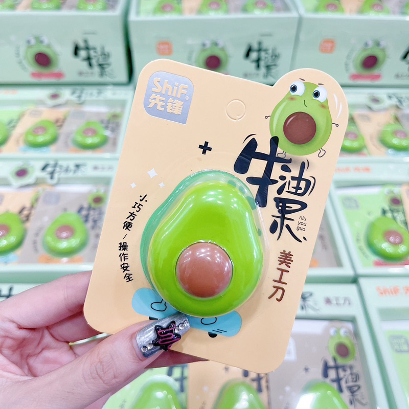 Dao Rọc Giấy Mẫu Trái Bơ, Trái Dứa, Gấu, Hà Mã Cute