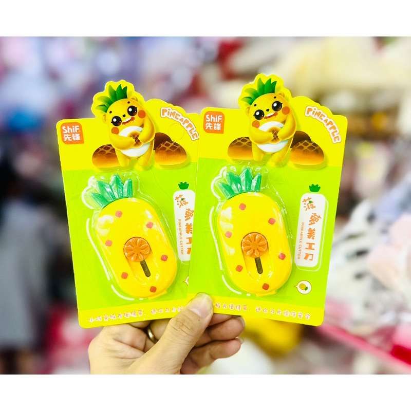 Dao Rọc Giấy Mẫu Trái Bơ, Trái Dứa, Gấu, Hà Mã Cute