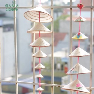 10nón lá mini trang trí decor