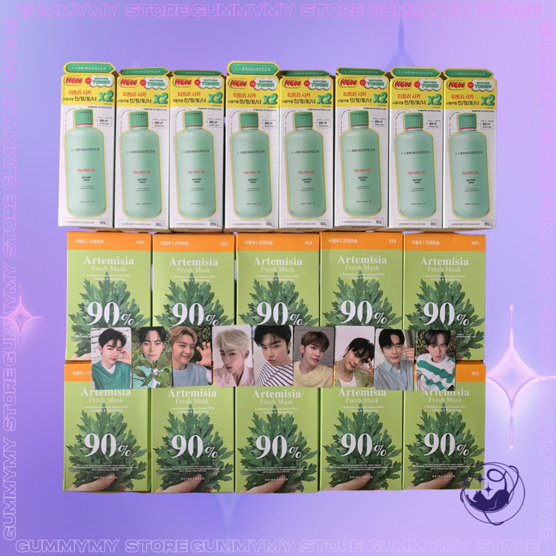 Zerobaseone  - Bringgreen photocard toner mask mặt nạ chính hãng