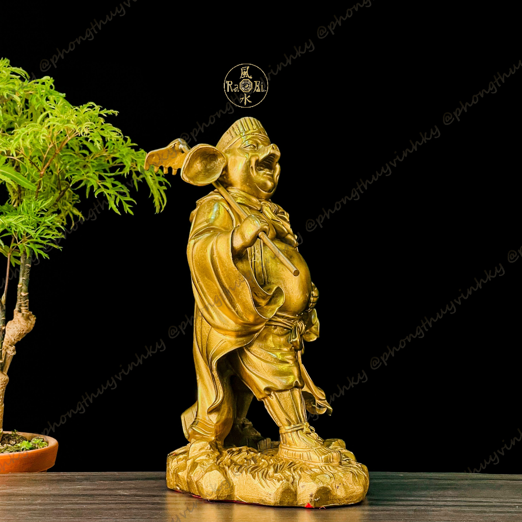 Thiên Bồng Nguyên Soái Trư Bát Giới - Tượng Đồng Phong Thủy Đạo Giáo