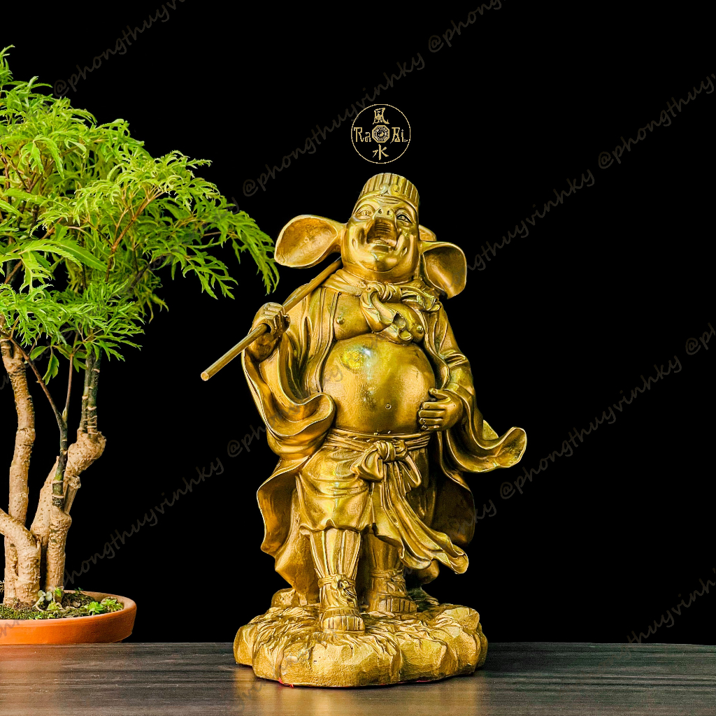 Thiên Bồng Nguyên Soái Trư Bát Giới - Tượng Đồng Phong Thủy Đạo Giáo