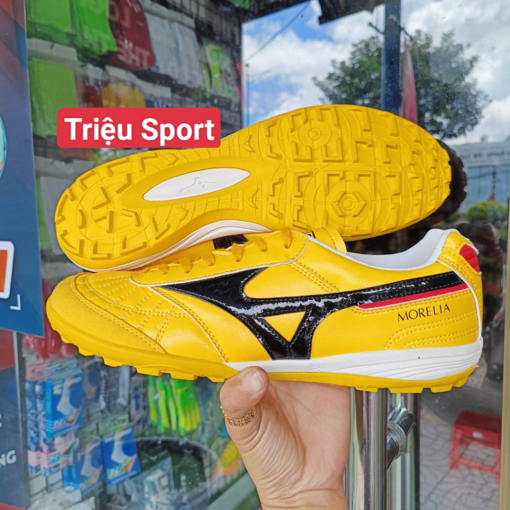 Giày đá bóng mizuno morelia tf Khâu đế +tất+hộp
