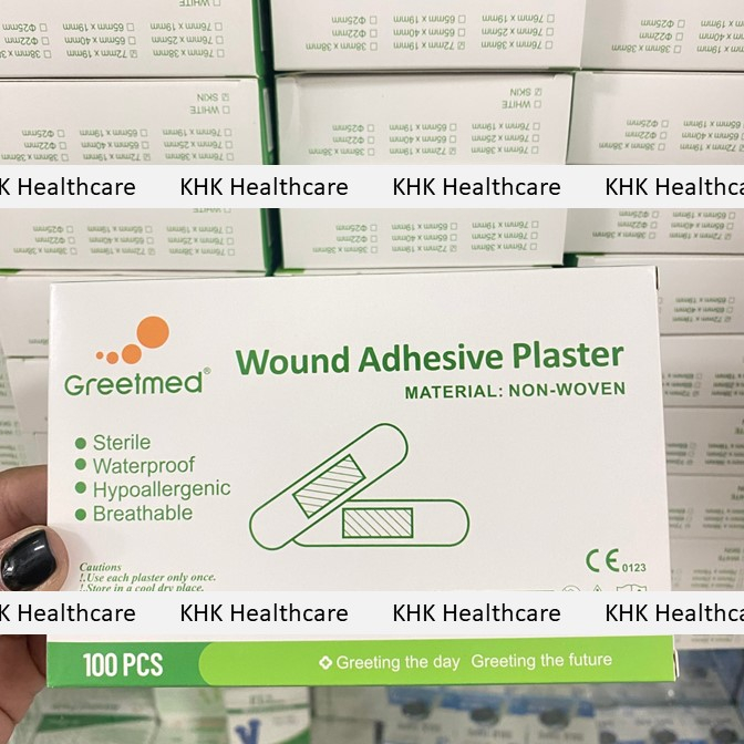 Băng gâu băng keo cá nhân sơ cứu vết thương Greetmed 72x19mm