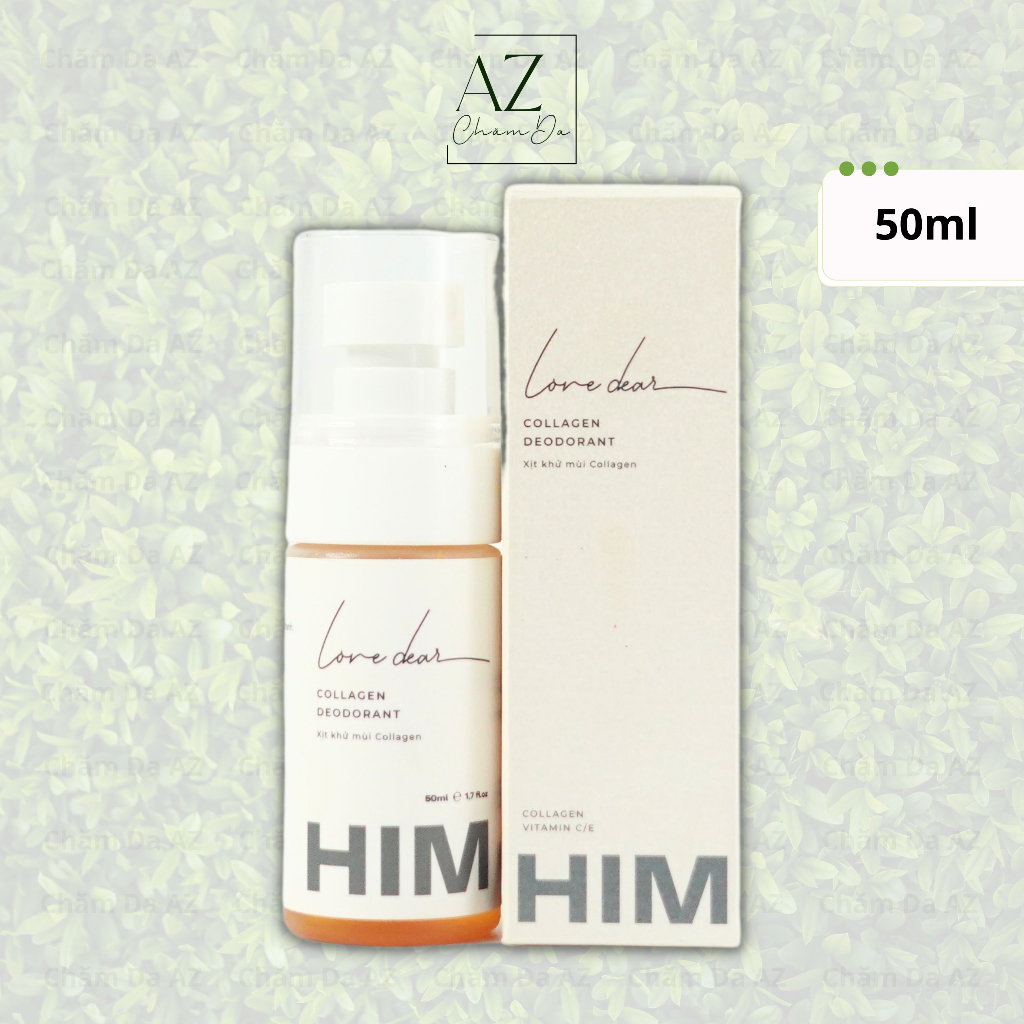 Xịt Khử Mùi Hương Nước Hoa Love Dear - Collagen Và Vitamin C E Dưỡng Trắng Da 50ml - chamdaaz