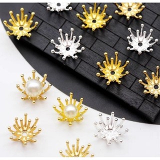 Set 5 nhị hoa kim loại 20mm (loại to dày) chống gỉ tốt - Nguyên liệu làm trâm cài tóc cổ trang thủ công