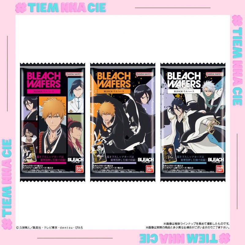 Thẻ nhân phẩm Bleach wafer chính hãng Nhật Bản