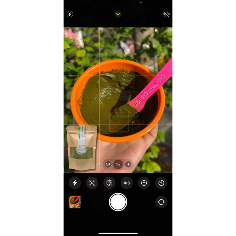 Bột Lá Trà Xay Đắp Mặt Nạ Thiên Nhiên