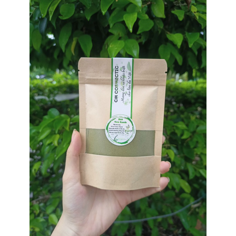 Bột Lá Trà Xay Đắp Mặt Nạ Thiên Nhiên