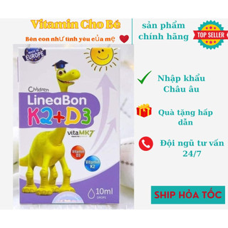 VITAMIN TĂNG CHIỀU CAO LineaBon K2 + D3, XƯƠNG CHẮC KHỎE, TRẺ CAO LỚN