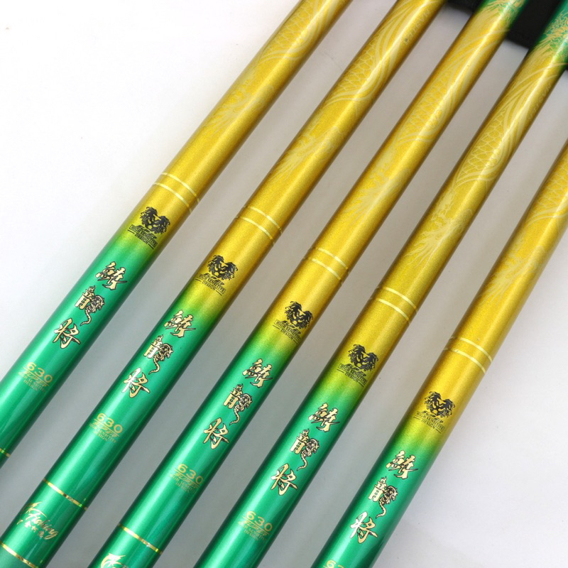 Cần câu tay thanh long 5h tặng túi vải ngọn phao trục lươi