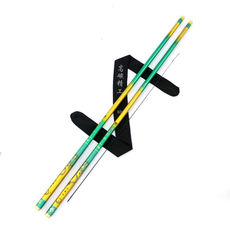 Cần câu tay thanh long 5h tặng túi vải ngọn phao trục lươi