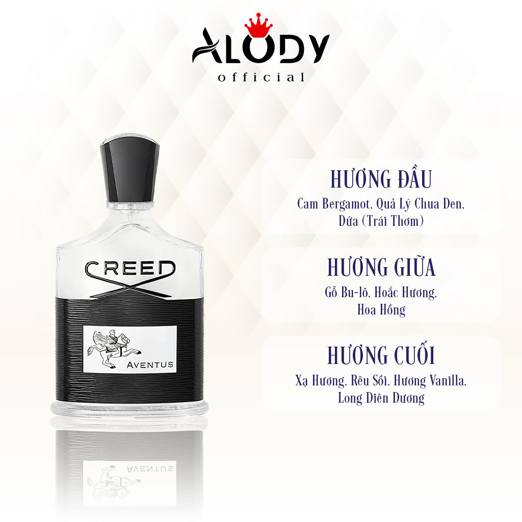 Nước hoa nam Creed Aventus EDP chính hãng thơm lâu chiết 10ml – Dầu thơm nam tính, cao cấp, hiện đại