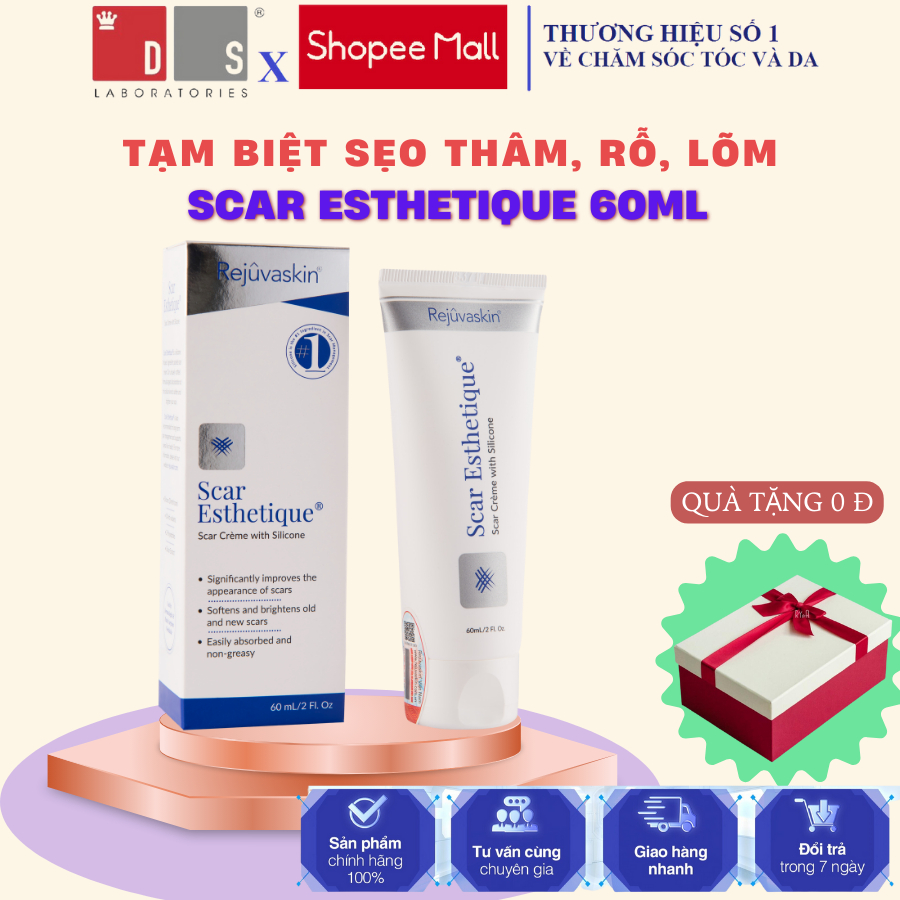 Kem Sẹo Scar Esthetique, xoá sẹo Thâm, lấp đầy Sẹo Rỗ, Sẹo Lõm của hãng Rejuvaskin