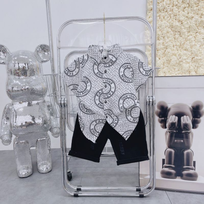 Áo sơ mi lụa cho bé trai (14-30kg) xả hàng