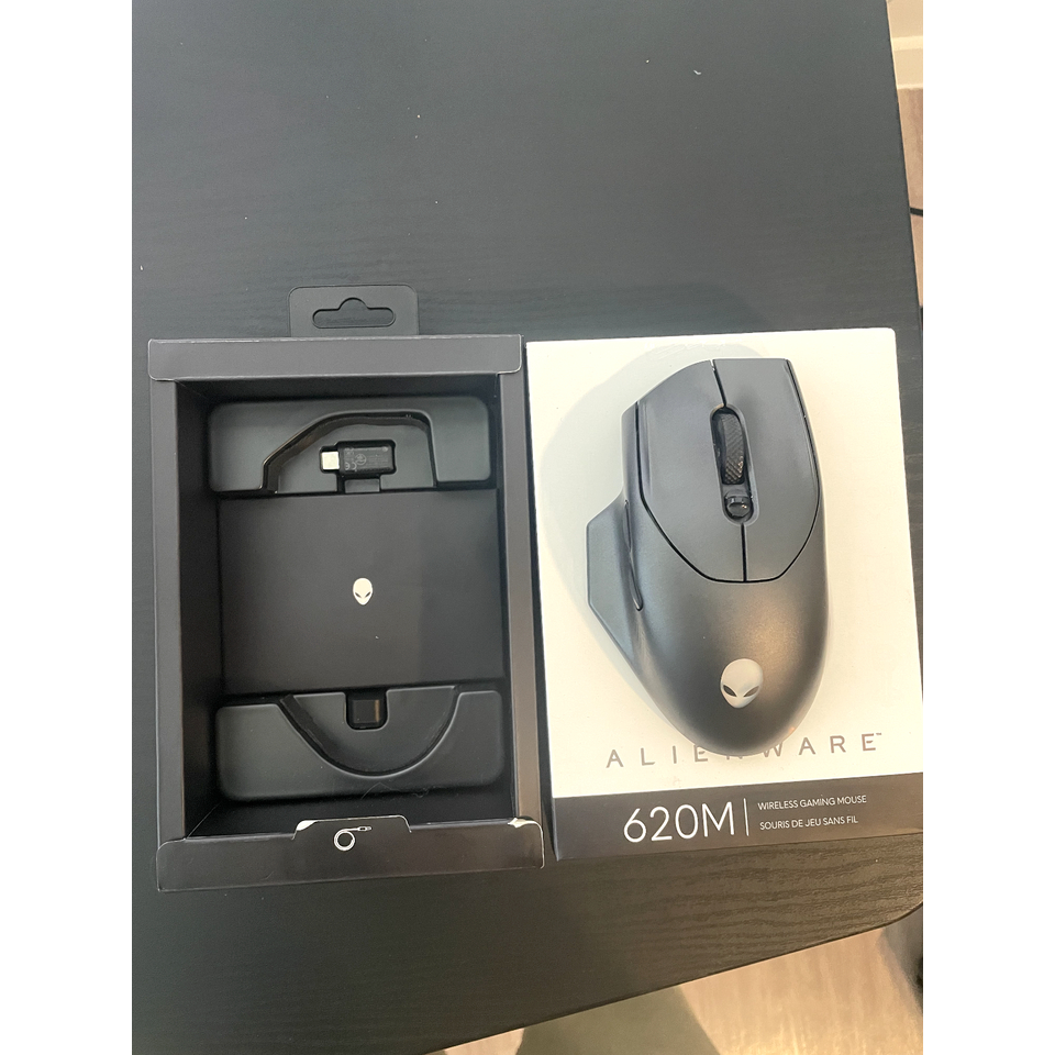 Chuột không dây Dell Alienware AW620M đen, new fullbox, chính hãng Dell