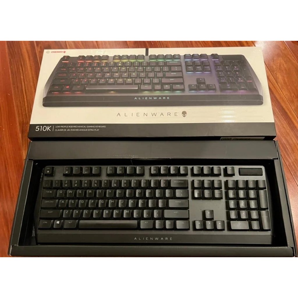 Bàn phím cơ Dell Alienware gaming AW510K Màu Đen