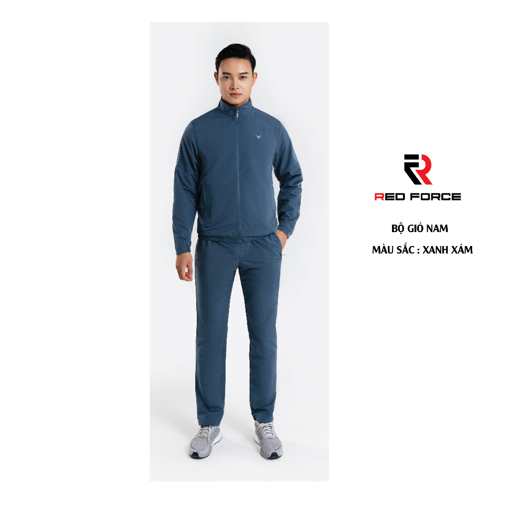 Bộ Quần Áo Khoác Nam Thu Đông Vải Gió Dài Tay Thể Thao Cao Cấp Chính Hãng