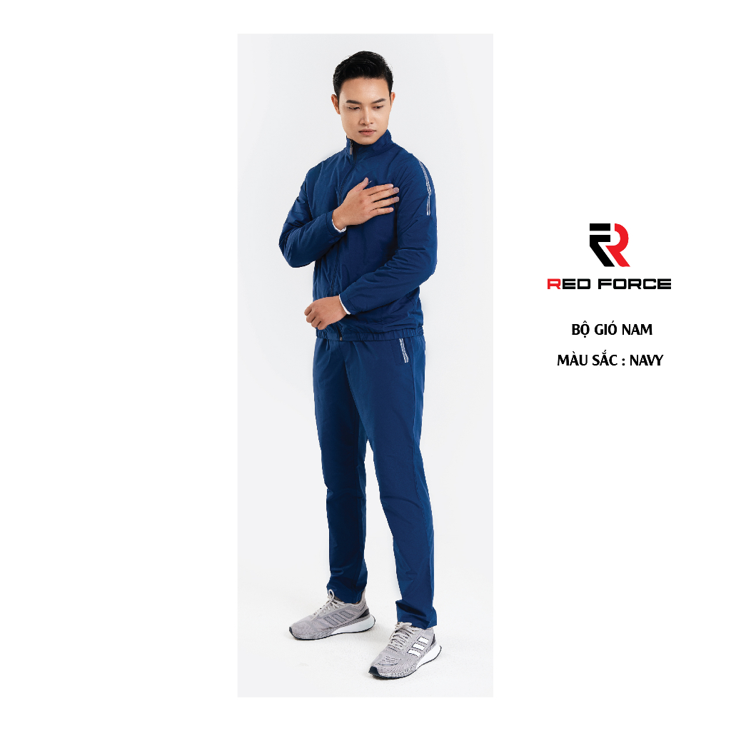 Bộ Quần Áo Khoác Nam Thu Đông Vải Gió Dài Tay Thể Thao Cao Cấp Chính Hãng