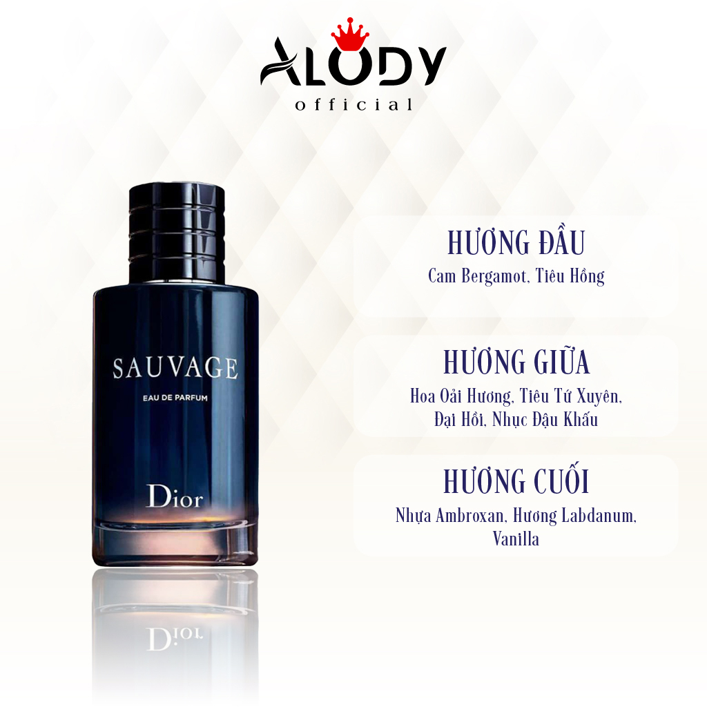 Nước hoa nam Dior Sauvage EDP chính hãng thơm lâu chiết 10ml – Dầu thơm nam tính, sang trọng, lôi cuốn