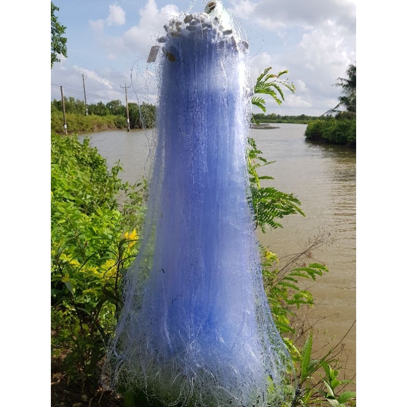 Lưới Đánh Cá 3 Màng Cao Cấp - Cao 80 - 90cm, Dài 100m