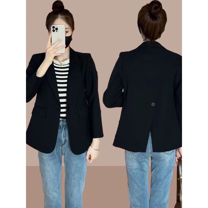 Áo Khoác Blazer Nữ Dáng Ôm Xẻ Lưng Thời Trang Hàn Quốc Mẫu Mới Mã RB063