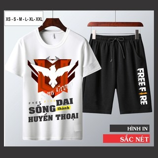 Bộ Hè Nam Free Fire, In Nhiệt Cao Cấp Giá Siêu Sock - Số 21