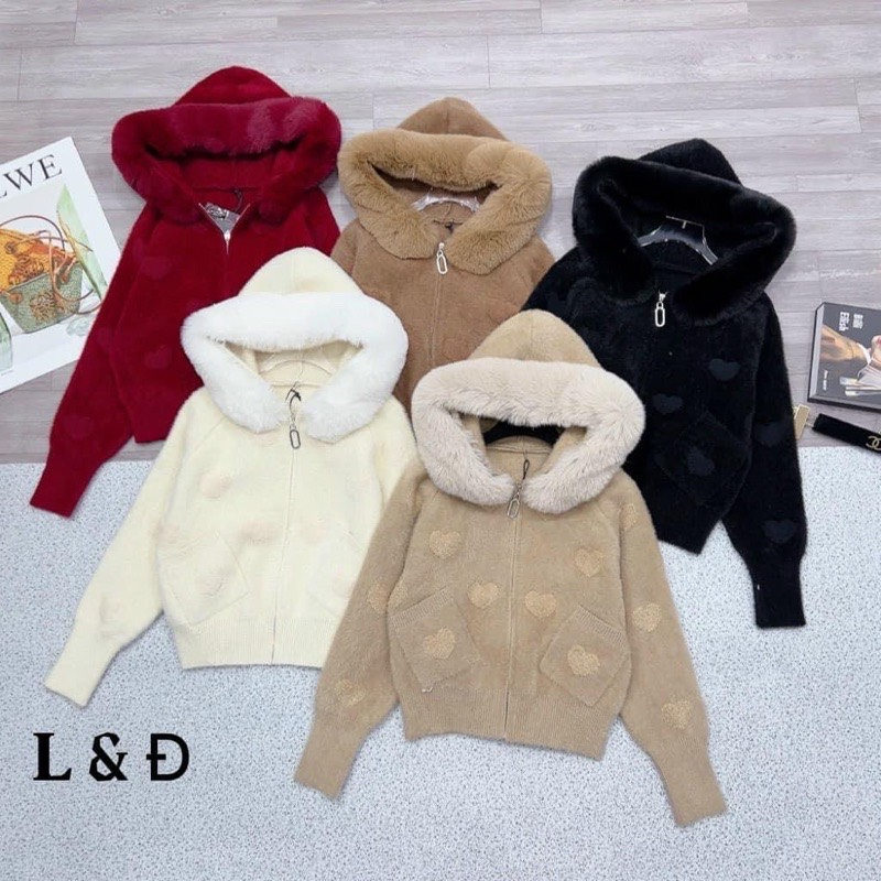 ÁO LEN ÉP MŨ LÔNG 889