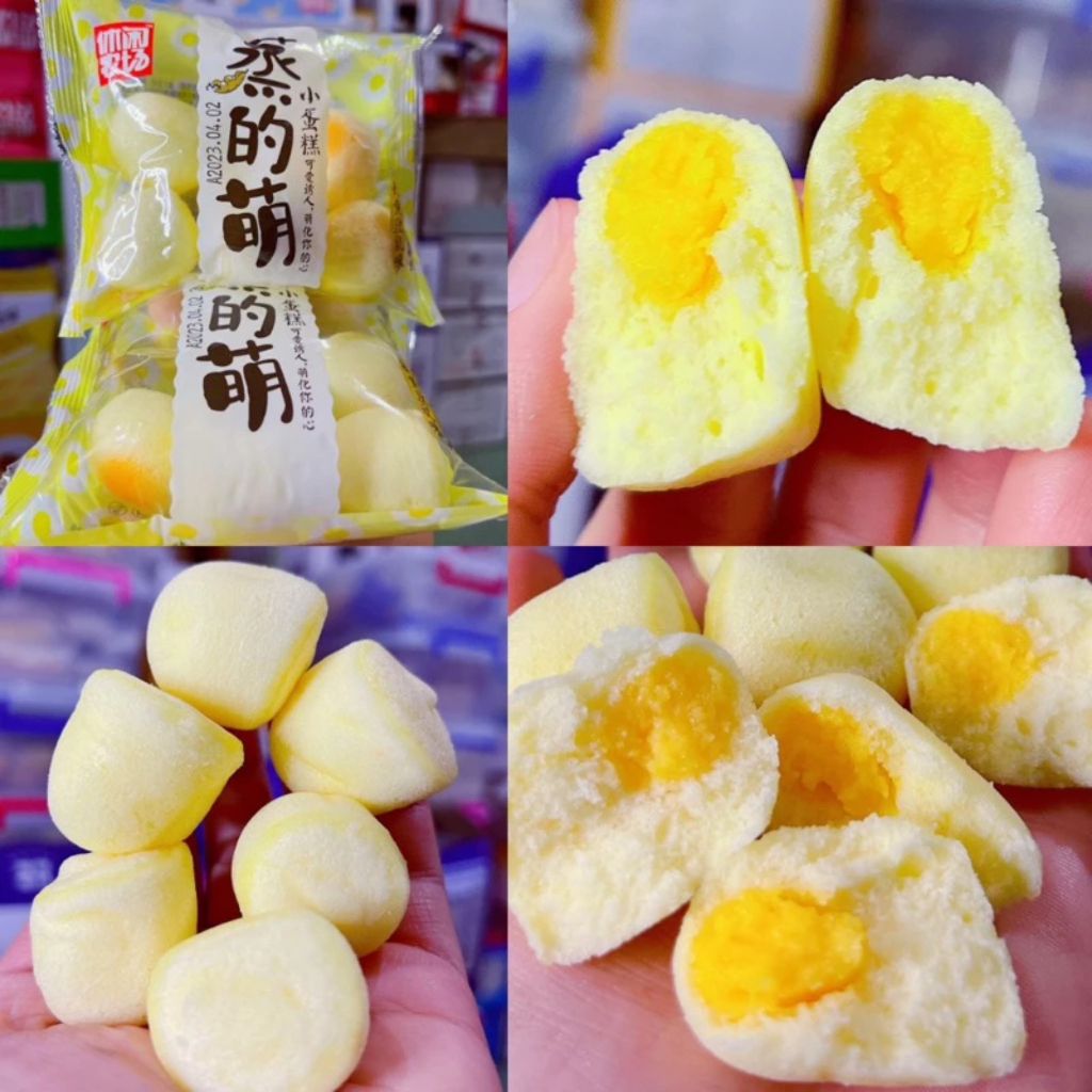 1 gói - Bánh viên mini sữa đậu / sữa chua Chuối