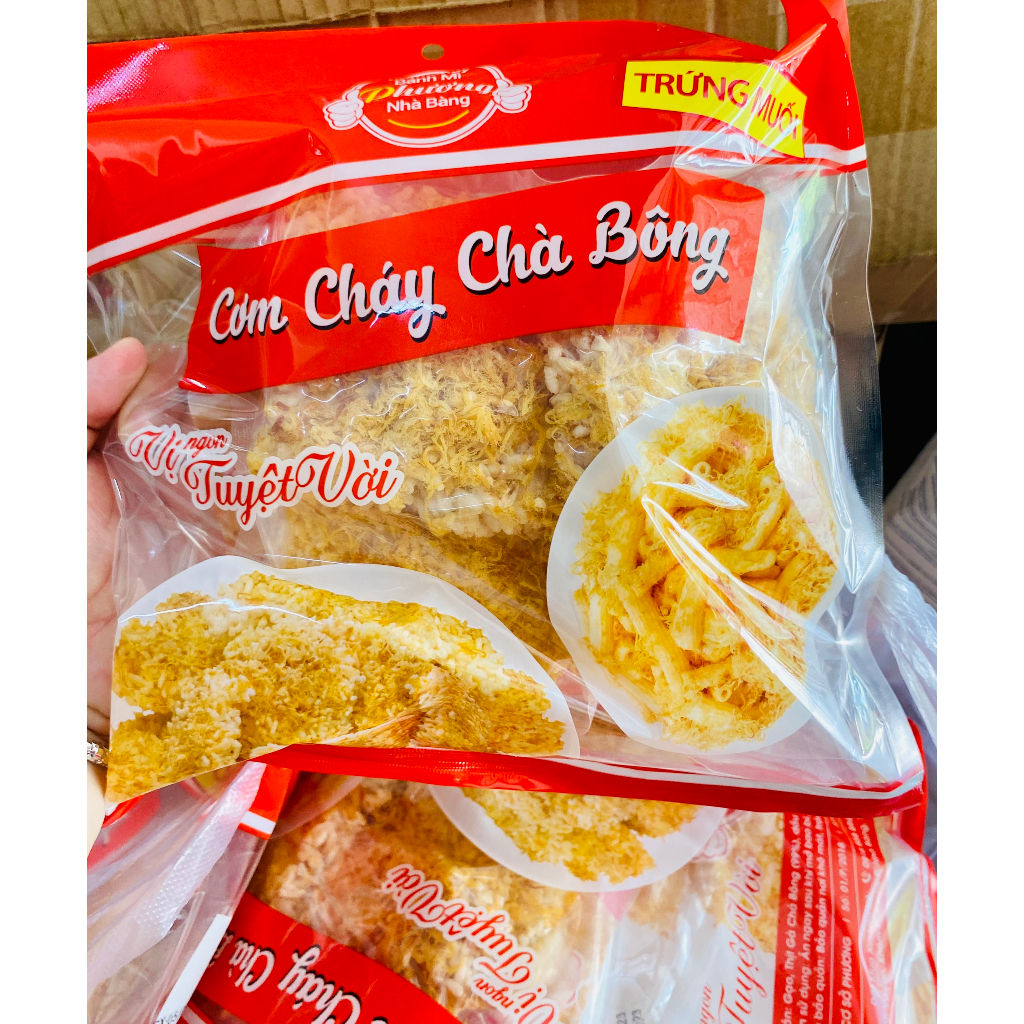 TM cơm cháy chà bông trứng muối