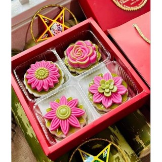 Combo 4 khuôn rau câu trung thu  size 9 cm hình con vật, hình hoa