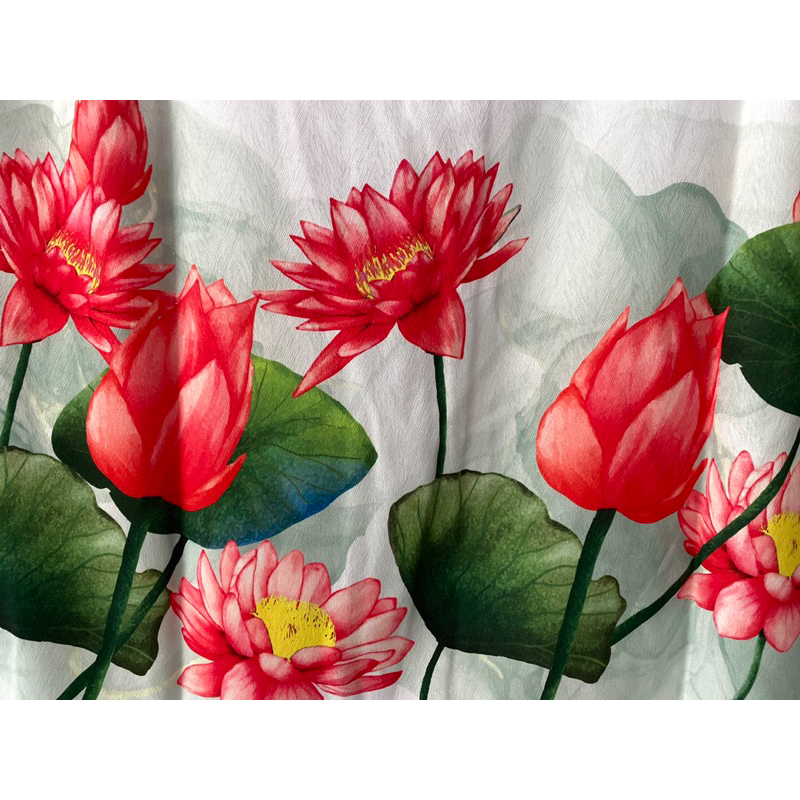 Pass thanh lý đồ bộ hoa sen lụa xước ánh kim cao cấp tay ngắn pijama đồ bộ mặc nhà đồ bộ tết đồ n