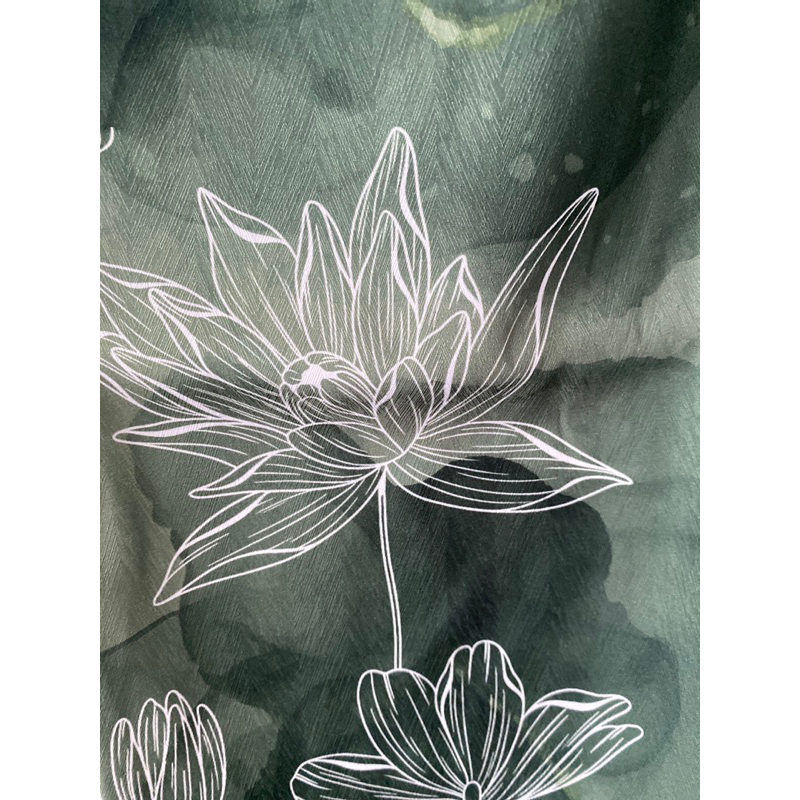 Pass thanh lý đồ bộ hoa sen lụa xước ánh kim cao cấp tay ngắn pijama đồ bộ mặc nhà đồ bộ tết đồ n