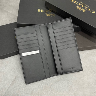[Authentic💯] VÍ COACH NGẮN ĐEN BASIC, VÍ DÀI ĐEN BASIC, CARD HOLDER CHÍNH HÃNG