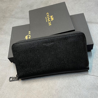 [Authentic💯] VÍ COACH NGẮN ĐEN BASIC, VÍ DÀI ĐEN BASIC, CARD HOLDER CHÍNH HÃNG