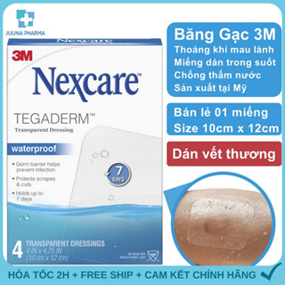 Miếng dán vết thương - băng keo cá nhân trong suốt Nexcare 3M H1626 loại