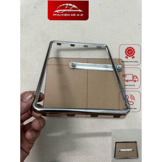 Khung biển số xe máy chất liệu inox 304 dày 0,5mm-phụ kiện xe a_z