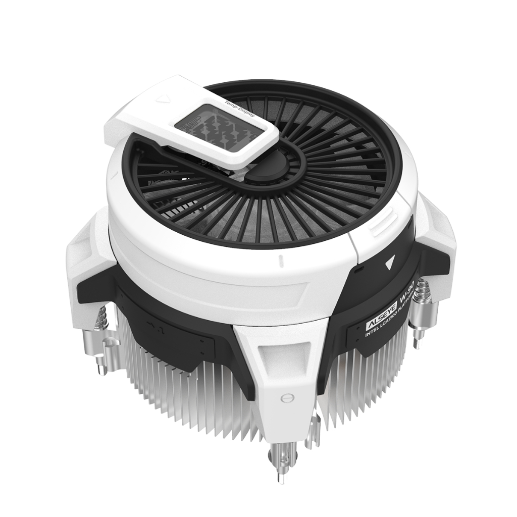 Quạt Tản Nhiệt CPU Alseye W90 White Kích Thước Fan 9cm Led 5v ARGB Đế Đồng - Hàng Fullbox