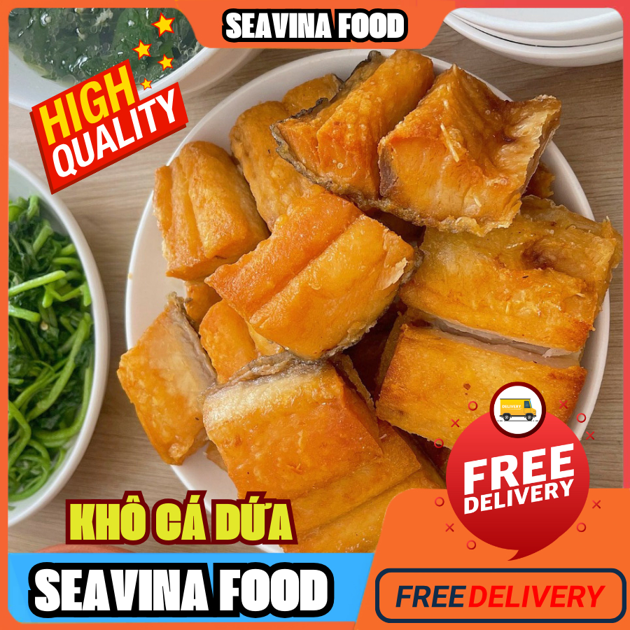 khô cá dứa 3 nắng cần giờ 1kg không xương ngon tuyệt vời thịt thơm dai hấp dẫn nhiều dinh dưỡng Seavina