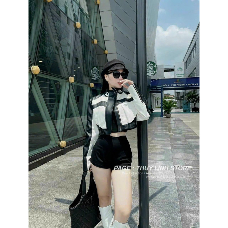 Áo khoác da xịn sò con bò