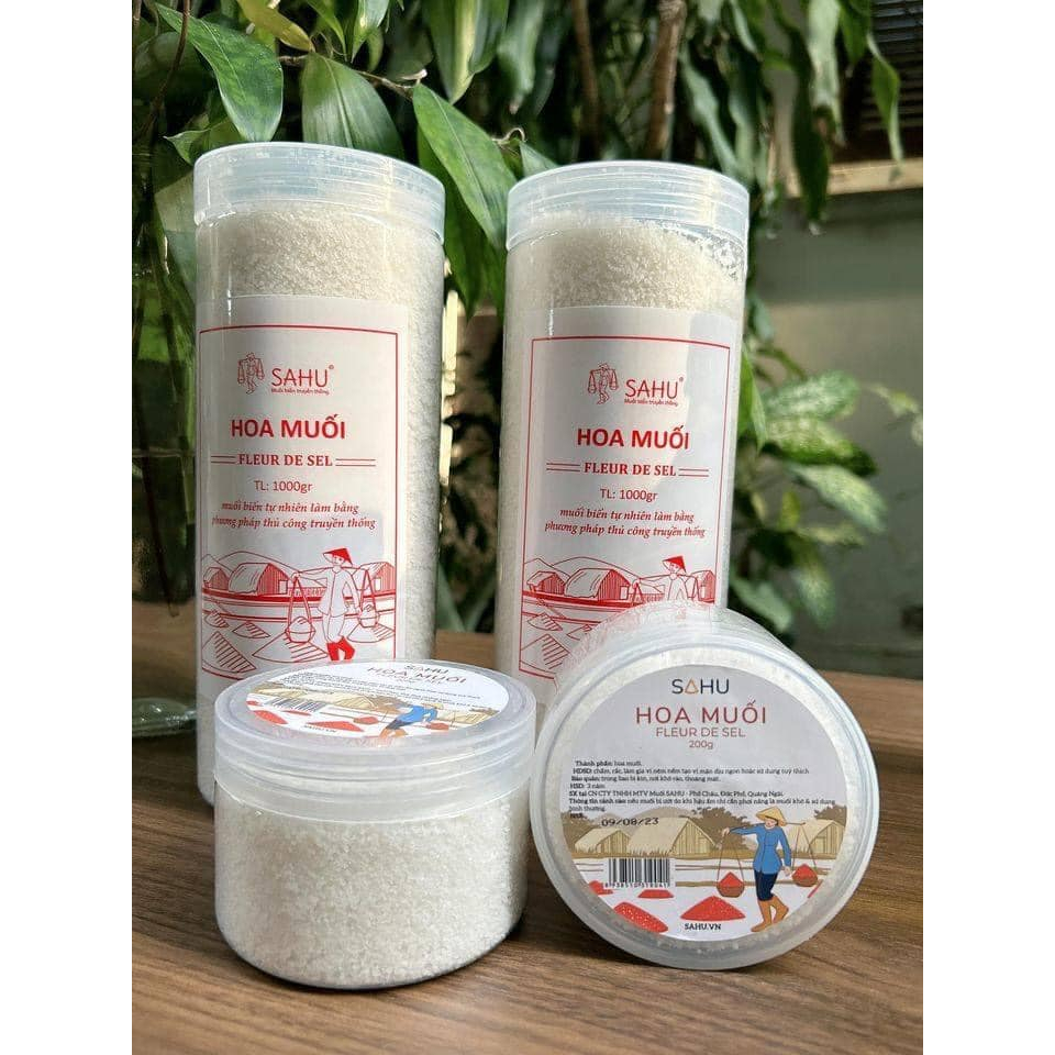 HOA MUỐI SAHU HỘP 200GR MUỐI SẠCH CHO NGƯỜI ĂN NHẠT
