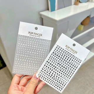 Sticker dán chữ cái