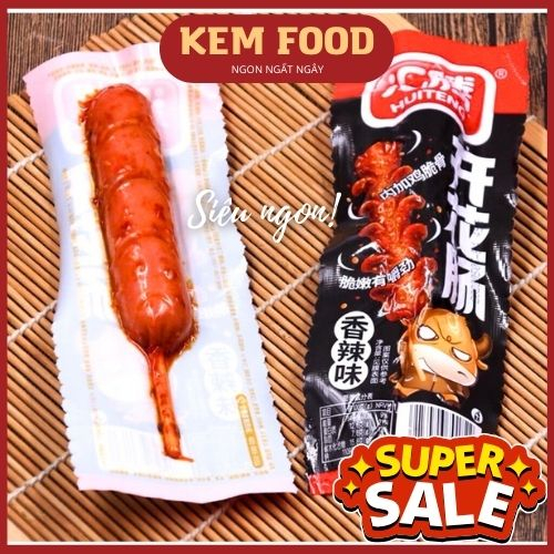 Xúc xích nướng cay tứ xuyên, xúc xích xiên que ăn liền